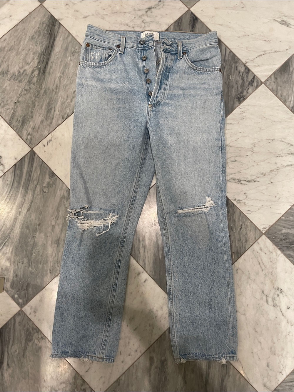 AGOLDE JEANS straight leg SIZE 26